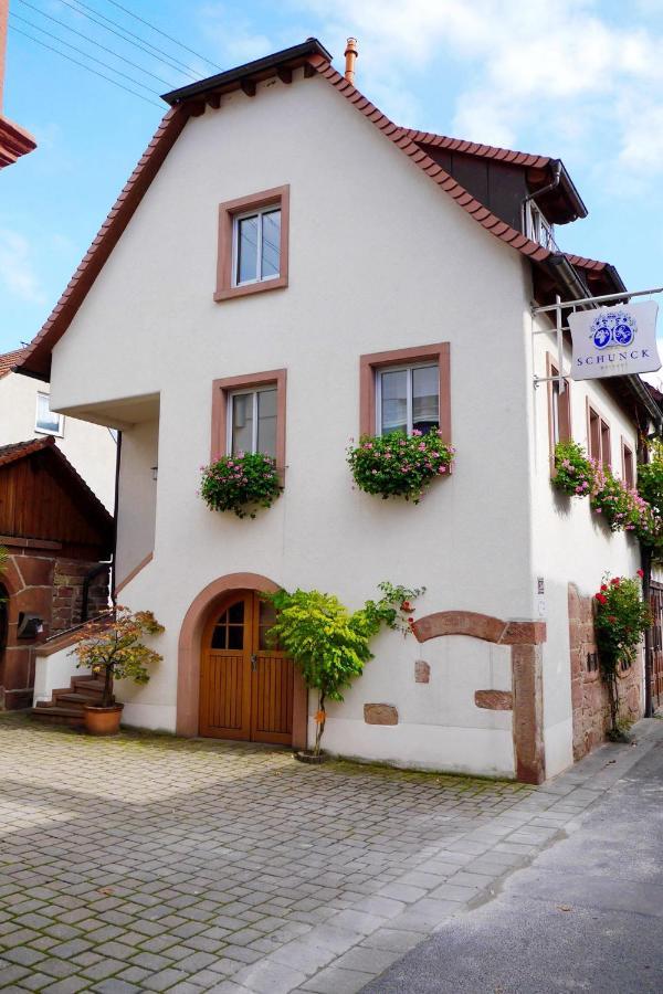 Апартаменты Weingut Schunck Лайнсвайлер Экстерьер фото